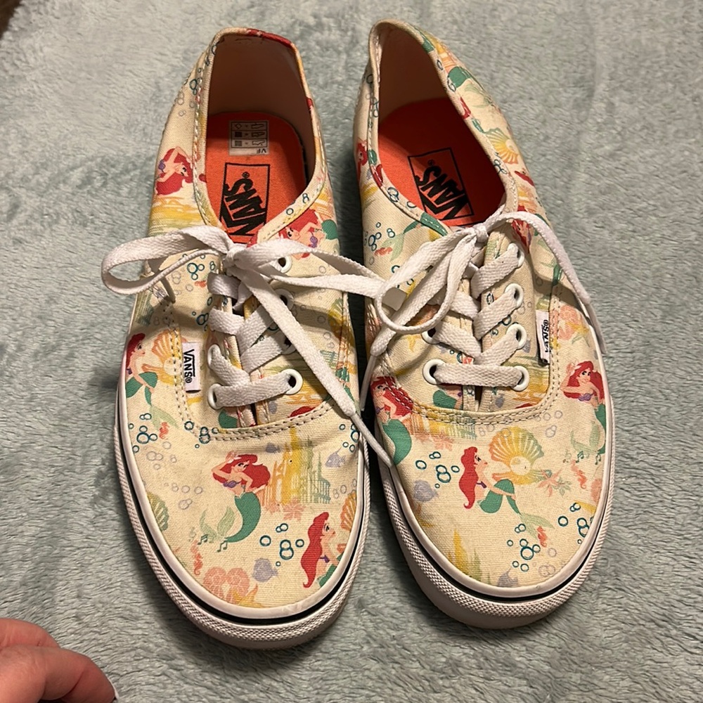 Vans Authentic -Disney Ariel' Sneaker size 7.5 limited edition collaboration
